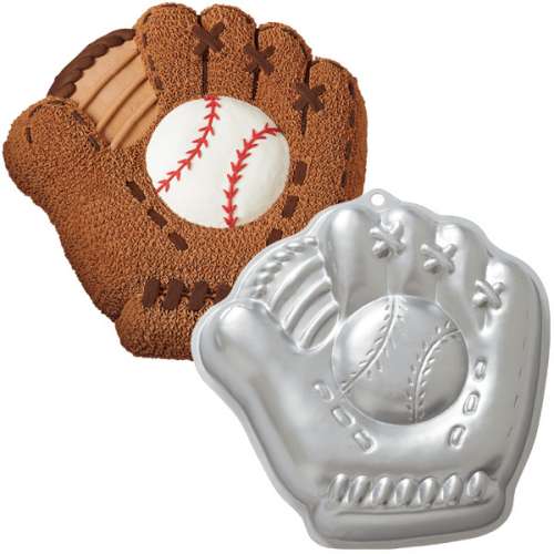 Baseball / Softball Mitt Cake Pan - Click Image to Close